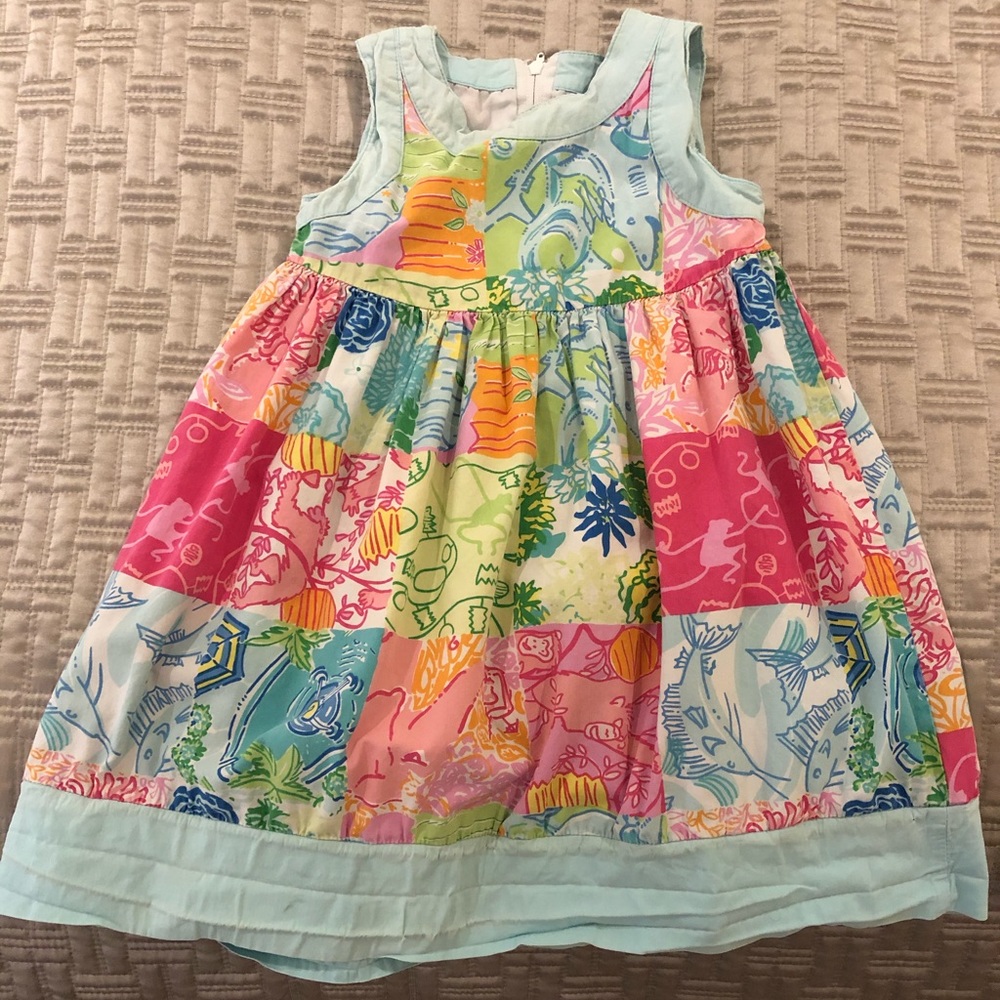 Blue play condition Lilly Pulitzer dress 2t
